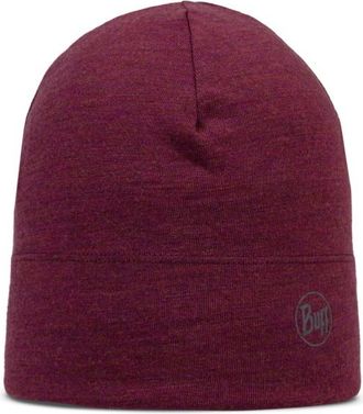 Buff Midweight Merino Wool Hat M&uuml;tze - Unisex | rot