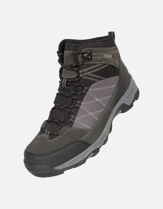 Mountain Warehouse Womens Mountain Warehouse Womens/Ladies Rapid Suede Waterproof Walking Boots - Black - Size: 5