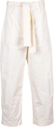 Twin-Set Chino Pants Cotton Lycra - White Pearl