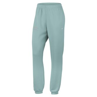 Nike New York Liberty Nike Womens French Terry Standard Cuffed Pants in Green | IR0848-309
