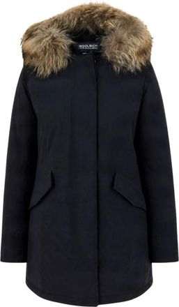 Woolrich Arctic Raccoon Parka - Dames - Parka Jassen - Blauw - 2XL - Jassen
