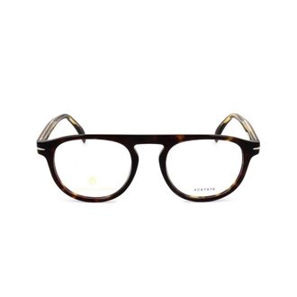David Beckham Db 7024 Tortoiseshell Round Rectangular Eyeglasses