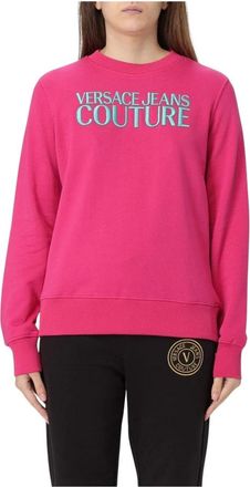Versace Jeans Couture Mujer, Sudaderas, Rosa, Talla: L