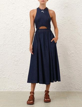 Zimmermann Zimmer Dress - Denim