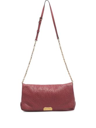 Burberry Mildenhall red shoulder bag