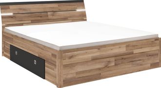 Schlafkontor Stauraumbett »Mars« inklusive 2 Schubkästen und LED-Beleuchtung