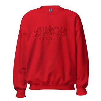 Generic Mick Schumacher F1 Red Sweatshirt (as8, alpha, m, regular, regular)