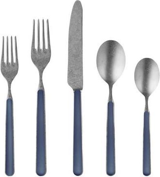 Mepra Fantasia Pewter Flatware Set - 5 Pieces in Cobalt at Nordstrom