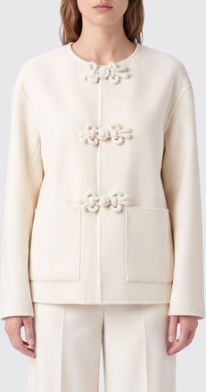 P.A.R.O.S.H. P. A.R. O.S. H. Cappotto corto in lana a girocollo con chiusura ad alamari