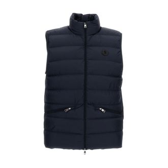 Moncler Vests, male, Blue, Size: XL Lechtal Down Vest