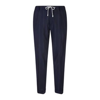 Eleventy Trousers - male - Eleventy - Slim-fit Trousers - Blue - W31 - Trousers