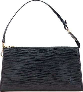 Louis Vuitton Pre-owned Womens Epi Leather Pochette Handbag - Black - One Size