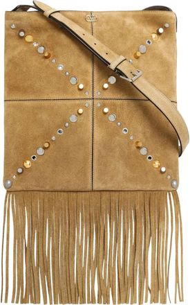 Valentino Garavani Borsa a tracolla Nellcôte piccola - Marrone