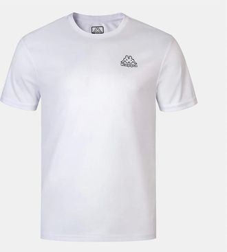Kappa Mens Mens Quick Dry T-Shirt - White - Size: 44