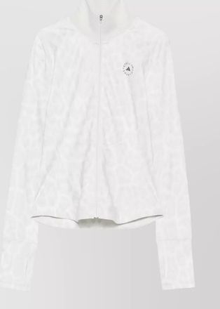 adidas by Stella McCartney printed high neck zipped sweatshirt
