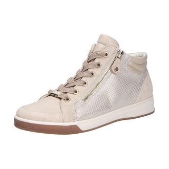 Ara Schoenen, Dames, Beige, 41 1/2 EU, Leer, Comfort Veterschoen ROM