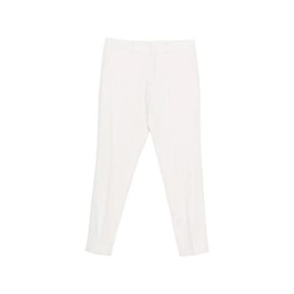 Calvin Klein Suit Trousers, male, White, Size: XL Slim Linen Blend Suit Trousers