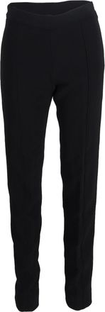 Proenza Schouler High-Waisted Slim-Leg Trousers in Black Wool