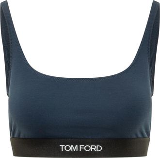 Tom Ford Ondergoed, Dames, Blauw, M, Modal Signature Bralette