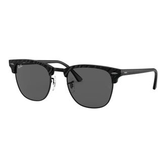 Ray-Ban Clubmaster Zwart/Grijs Zonnebril - Heren - Zonnebrillen - Zwart - 55 MM - Accessoires
