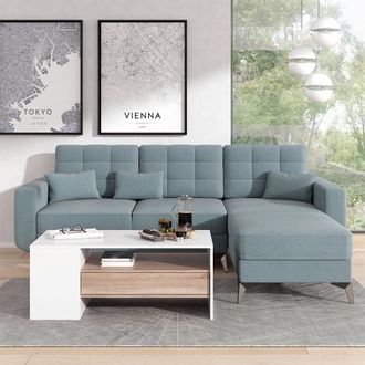 Vicco Mesa De Centro Fabien, Blanco, 110 X 60 Cm