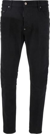 Dsquared2 Zwarte Skater Jeans van Katoen - Heren - Slim Fit Jeans - Zwart - XL - Katoen - Jeans
