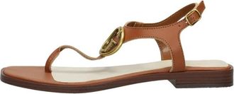 Guess Miry Flat Sandalen - Dames - Sandalen - Bruin - 37 EU - Leer - Schoenen