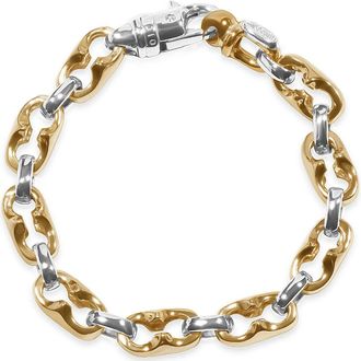 Pompeii3 Mens Link 14k Gold (50gram) or Platinum (80gram) 9mm Bracelet 8.75