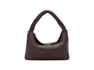 Dune London Deliberate I Shoulder Womens Handbags Dark Brown, Faux Leather