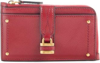 Chlo&eacute; Small Paddington Leather Zip Wallet in Divine Red at Nordstrom