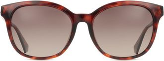 Polaroid PLD 4089/F/S Asian Fit Polarized 086/LA Womens Sunglasses Tortoiseshell Size 55