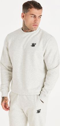Siksilk Sudadera snow marl esencial para hombre SikSilk L