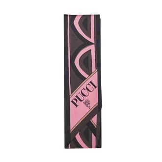 Pucci Pa&ntilde;uelo de seda - Accessories - Mujer - Marr&oacute;n - ONE SIZE