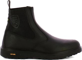 Blauer Chelsea Boots - Heren - Chelseaboots - Zwart - 44 EU - Leer - Schoenen