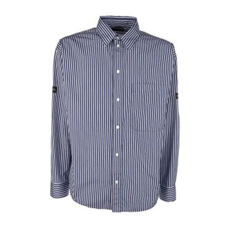 Balenciaga Heren, Overhemden, Blauw, Maat: XS Katoen