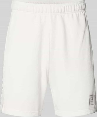 Champion Shorts mit Logo und elastischem Bund in Offwhite, Gr&ouml;&szlig;e XXL
