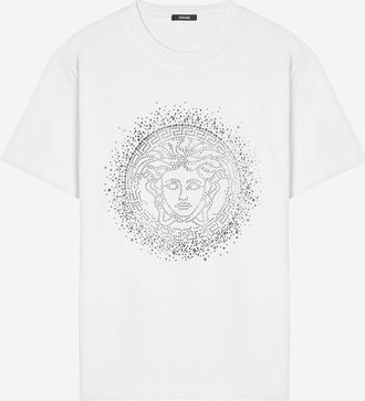 Versace Womens Cotton T-Shirt White T-Shirts & Jerseys