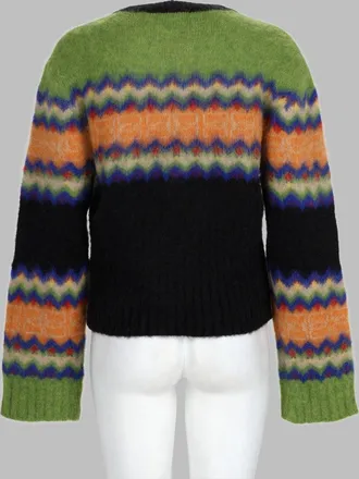 Ganni Alpaca Fair Isle Sweater - Multicolor