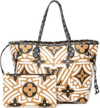 Louis Vuitton Pre-owned Womens Neverfull MM Shoulder Bag - Orange - One Size