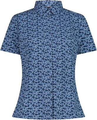 F.lli Campagnolo Shortsleeve Shirt with Pattern Bluse f&uuml;r Damen | blau