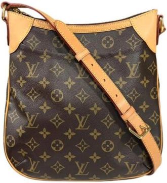 Louis Vuitton Pre-owned Monogram Canvas Crossbody Bag - Dames - Vintage Schoudertas - Bruin - ONE Size - Vintage