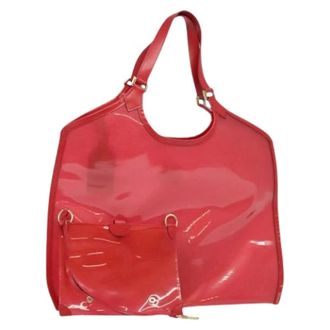 Louis Vuitton Pre-owned Tote Bags, female, Red, Size: ONE SIZE Pre-owned Leather Tote Bag