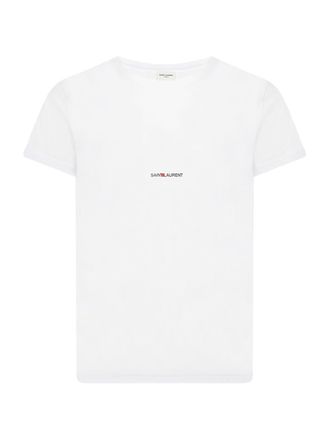 Saint Laurent Cotton T-shirt With Logo
