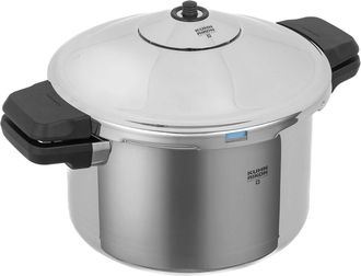 Kuhn Rikon Duromatic INOX Dual handle Stovetop Pressure Cooker, 5.3-Quart