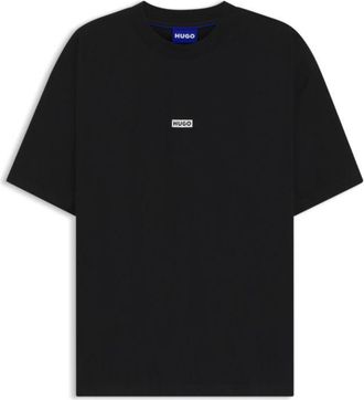HUGO BOSS Loose-fit T-shirt in cotton with rear logo artwork