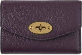 Mulberry Darley Folded Leather Wallet in Deep Aubergine at Nordstrom
