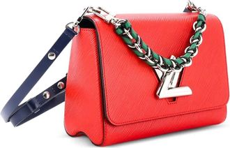 Louis Vuitton Braided Handle Twist Bag Epi Leather MM crossbody bag - Rood