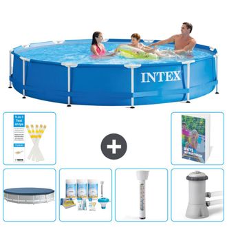 Intex Piscina Con Estructura Redonda - 366x76 Cm - 7-piezas S52