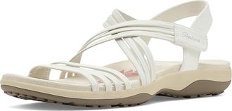 Skechers Reggae Slim - Sunnyside 2.0 Womens Sandals White : 11 B - Medium, Textile