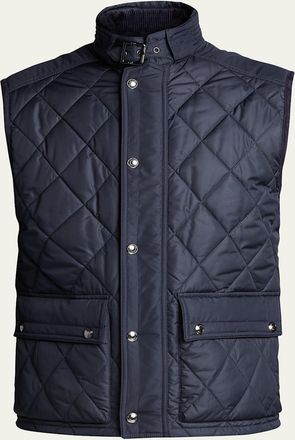 Ralph Lauren Purple Label Mens Leyland Quilted Vest